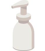 Hand soap container icon