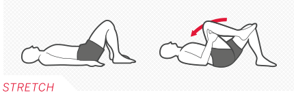 Back stretching diagram