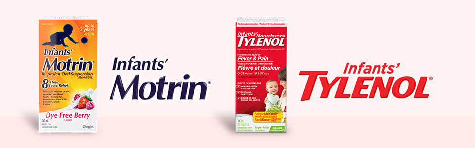 Infants’ TYLENOL® or Infants’ MOTRIN® products