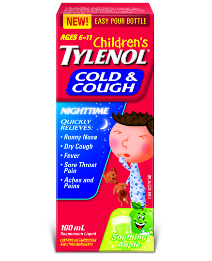 Children's TYLENOL® Cold & Cough Nighttime | TYLENOL®
