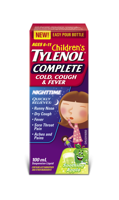 Children’s TYLENOL® Complete Cold Cough & Fever Nighttime | TYLENOL®