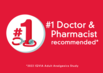 Tylenol is the #1 Doctor recommended brand of pain reliever & fever reduction 